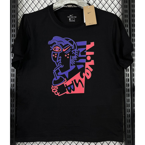 T232 NK Black High Quality Casual T-Shirt