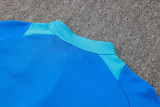 2024 AD Fancy Blue Half Pull Tracksuit #06(半拉链)