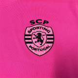 24-25 Sporting Lisbon Pink Fans Soccer Jersey