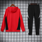 24-25 Man Utd Red Hoodie Tracksuit (卫衣套装)