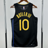 24-25 WARRIORS BUTLERIII #10 Black Top Quality Hot Pressing NBA Jersey (Trapeze Edition) 飞人版