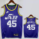 23-24 JAZZ MITCHELL #45 purple Top Quality Top Quality Hot Pressing NBA Jersey (Retro Logo)
