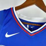 22-23 CLIPPERS HARDEN #1 Blue Top Quality Hot Pressing NBA Jersey