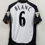 2001-2002 Man Utd White 100th Anniversary Retro Soccer Jersey