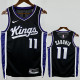 23-24 Kings SABONIS #11 Black Top Quality Hot Pressing NBA Jersey