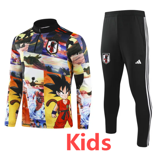 24-25 Japan Colours Kids Half Pull Tracksuit (童装半拉链)(七龙珠)