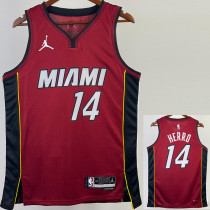 22-23 HEAT HERRO #14 Red Top Quality Hot Pressing NBA Jersey (Trapeze Edition) 飞人版
