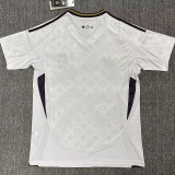 24-25 RMA White Joint Edition Fans Soccer Jersey *紫边