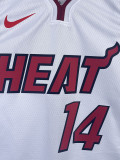 22-23 HEAT HERRO #14 White Top Quality Hot Pressing NBA Jersey (V领）