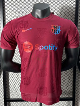 24-25 BAR Red Casual style Player Version Training Shirts