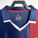2001-2002 PSG Paris Home Long Sleeve Retro Soccer Jersey (长袖)