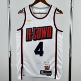 24-25 ROCKETS GREEN #4 White City Edition Top Quality Hot Pressing NBA Jersey