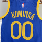 22-23 WARRIORS KUMINGA #00 Blue Top Quality Hot Pressing NBA Jersey (V领)