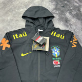 24-25 Brazil Black Outdoor Jackets #102冲锋衣