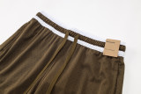 A2436 Jordan Army green Casual Short Pants