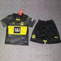 24-25 Dortmund Away Kids Soccer Jersey