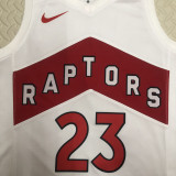22-23 Raptors VANVLEET #23 White Top Quality Hot Pressing NBA Jersey