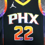 22-23 SUNS AYTON #22 Black Top Quality Hot Pressing NBA Jersey (Trapeze Edition)