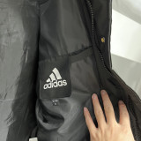 24-25 MF4 AD Black Hooded Cotton Coat #棉衣