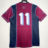 2011 West Ham #11 Iron Maiden Away Retro Soccer Jersey