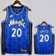23-24 Magic FULTZ #20 Dark Blue Top Quality Hot Pressing NBA Jersey (Retro Logo)(V领)
