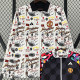 23-24 Man Utd White & Black Double Sided Windbreaker (双面风衣)
