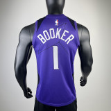 2017-18 SUNS BOOKER #1 Royal Blue City Edition Top Quality Hot Pressing NBA Jersey