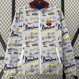 23-24 BAR White & Black Double Sided Windbreaker (双面风衣)
