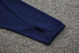24-25 Italy Royal Blue Kids Half Pull Tracksuit (童装)(半拉链)
