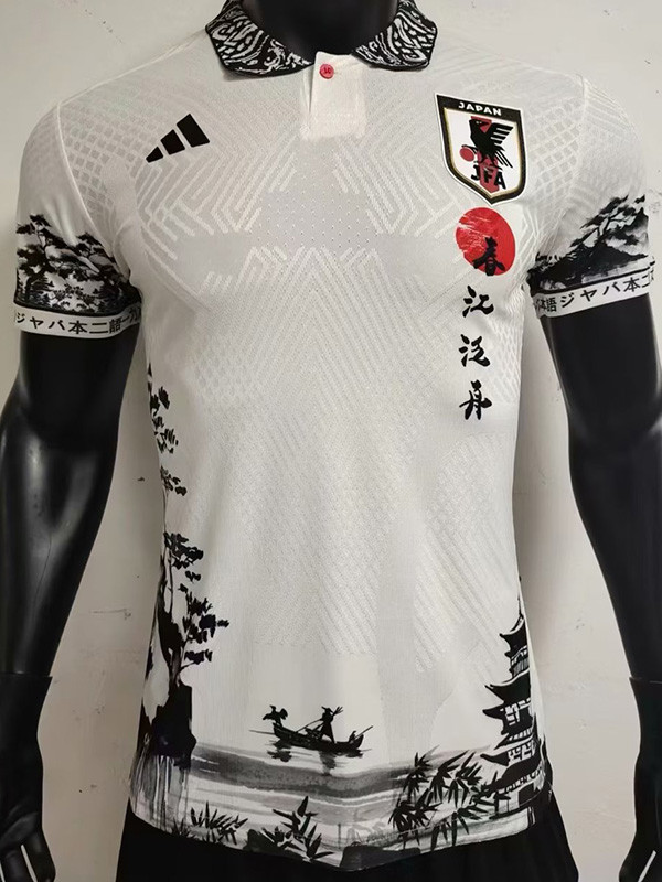 23-24 Japan White Special Edition Player Version Training Shirts (春江泛舟)