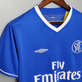 2003-2005 CHE Blue Retro Soccer Jersey