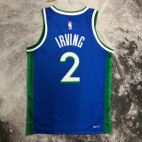 2023 Dallas Mavericks IRVING #2 Blue City Edition Top Quality Hot Pressing NBA Jersey