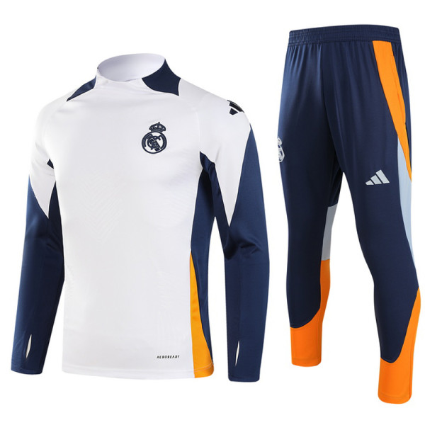 24-25 RMA White Long Sleeve Training Tracksuit