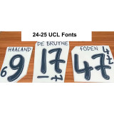 24-25 Man City Home Long Sleeve Soccer Jersey (长袖)