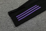 24-25 Germany Purple Kids Half Pull Tracksuit (童装)(半拉链)