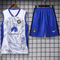 24-25 INT White Tank top and shorts suit (条纹)