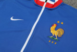24-25 France Fancy Blue Jacket Tracksuit