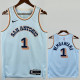 24-25 SA Spurs WEMBANYAMA #1 Light blue City Edition Top Quality Hot Pressing NBA Jersey