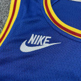 Warriors THOMPSON #11 Blue 75th Anniversary Retro NBA Jersey