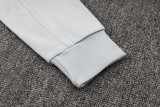 24-25 PSG Light gray Hoodie Half Pull Tracksuit #F585半拉连帽