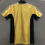 1998-1999 Marseille Away Yellow Retro Soccer Jersey