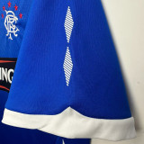 2008-2009 Rangers Home Retro Soccer Jersey