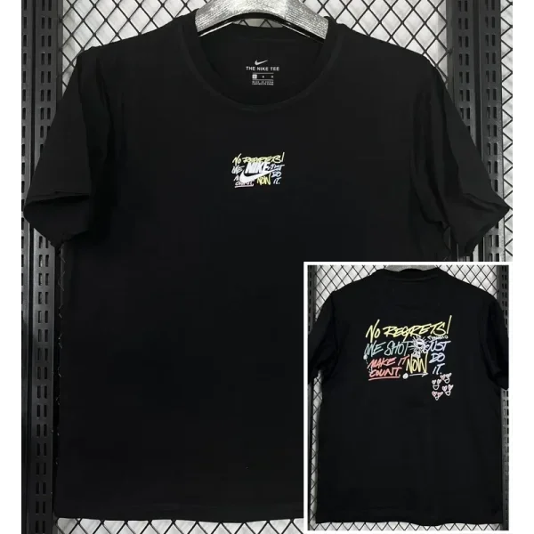 T258 NK Black High Quality Casual T-Shirt