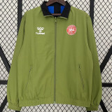 24-25 Denmark Green & Blue Double Sided Windbreaker (双面风衣)
