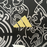 23-24 RMA Black Special Edition Fans Soccer Jersey *队徽花纹