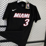 T142 HEAT WADE #3 Black High Quality Casual T-Shirt