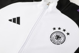 24-25 Germany Black White Jacket Tracksuit #02