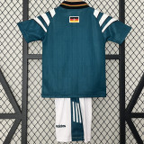 1996 Germany Away Kids Retro Soccer Jersey