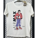 T123 NK White High Quality Casual T-Shirt #篮球男孩