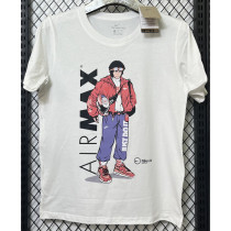 T123 NK White High Quality Casual T-Shirt #篮球男孩